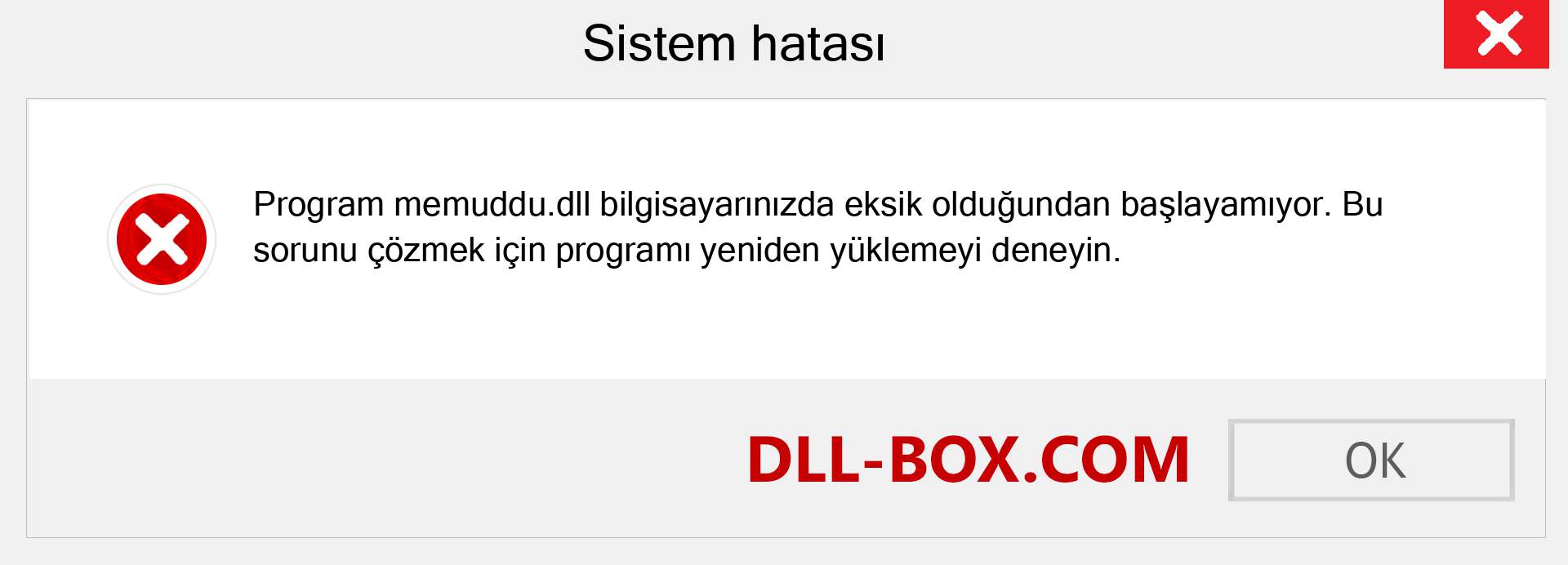 memuddu.dll dosyası eksik mi? Windows 7, 8, 10 için İndirin - Windows'ta memuddu dll Eksik Hatasını Düzeltin, fotoğraflar, resimler